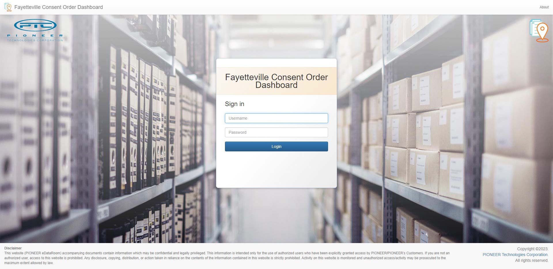 Fayetteville website screenshot