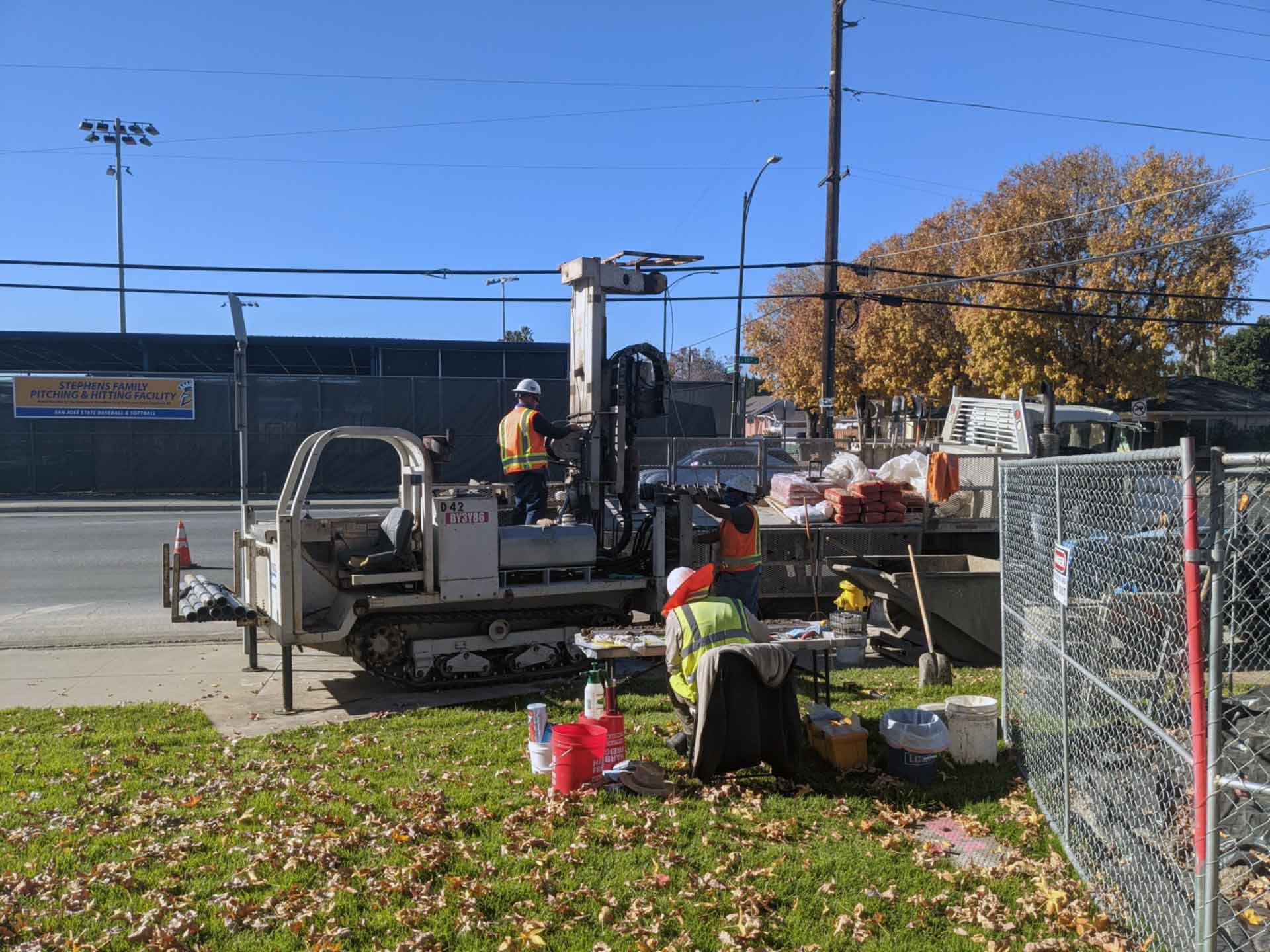 Extraction Well Drilling Construction